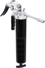 lumax - 7,000 Max psi, Rigid Pistol Grease Gun - 14 oz Capacity, 1/8 Thread Outlet, 25 Strokes per oz, 3-Way Fill - A1 Tooling