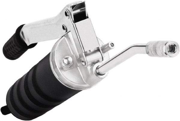 lumax - 10,000 Max psi, Rigid Lever Grease Gun - 14 oz Capacity, 1/8 Thread Outlet, 17 Strokes per oz, 3-Way Fill - A1 Tooling