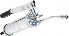 lumax - 10,000 Max psi, Rigid Lever Grease Gun - 14 oz Capacity, 1/8 Thread Outlet, 23 Strokes per oz, 3-Way Fill - A1 Tooling