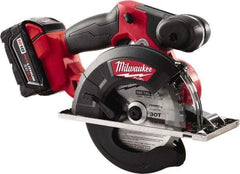 Milwaukee Tool - 18 Volt, 5-7/8" Blade, Cordless Circular Saw - 3,900 RPM, 2 Lithium-Ion Batteries Included - A1 Tooling