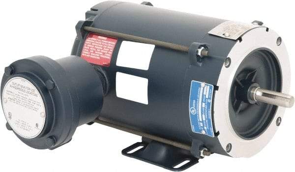 Leeson - 1/2 hp 1,800 Max RPM Explosion Proof Motor - 56C NEMA Frame, 230/460 Volts, 75% Efficiency at Full Load - A1 Tooling