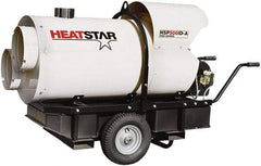 Heatstar - 400,000 BTU Rating, Kerosene/Diesel Indirect Fired Forced Air Heater - 10,000 Sq Ft Max Heating Area, 46 Gal Capacity, Fuel with Diesel, Kerosene, JP-8 & Jet8 - A1 Tooling