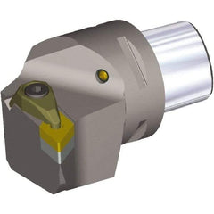 Kennametal - Left Hand Cut, Size PSC50, DN.. 1506.. & DN.. 442 Insert Compatiblity, External Modular Turning & Profiling Cutting Unit Head - 35mm Ctr to Cutting Edge, 60mm Head Length, Through Coolant, Series PSC - A1 Tooling