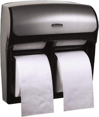 Kimberly-Clark Professional - Standard Four Roll Plastic Toilet Tissue Dispenser - 12-5/16" Wide x 13-9/16" High x 6-7/8" Deep, Gray - A1 Tooling