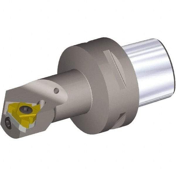 Kennametal - Insert Style LT16NR, 90mm Head Length, Right Hand Cut, Internal Modular Threading Cutting Unit Head - System Size PSC63, 22mm Center to Cutting Edge, Series PSC - A1 Tooling