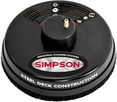 Simpson - 3,400 Max psi Fixed Pressure Washer Surface Cleaner - 15" Long, Metal, NPT - A1 Tooling