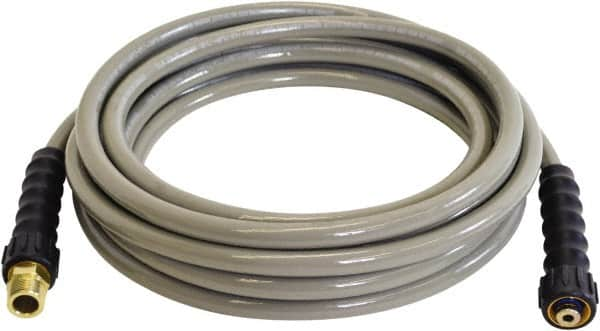 Simpson - 3,700 Max psi Fixed Pressure Washer Hose - 50' Long, Polyurethane, Female - A1 Tooling