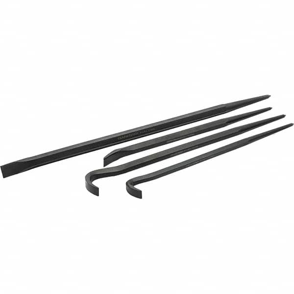 GearWrench - 4 Piece Rolling Head Pry Bar Set - Includes 15, 16, 18 & 24" Lengths - A1 Tooling