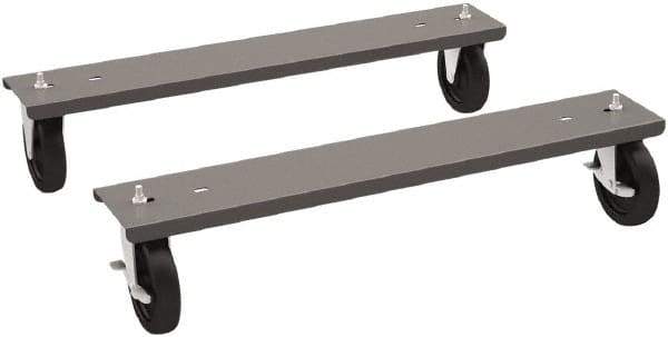 Tennsco - Steel Workbench & Workstation Caster Set - 36" Deep, Use with Tennsco Workbench - A1 Tooling