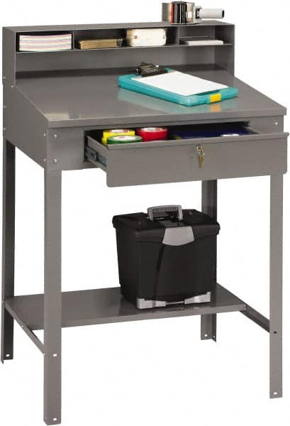 Tennsco - Stationary Shop Desks Type: Foreman's Desk Width (Inch): 34-1/2 - A1 Tooling