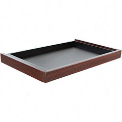 ALERA - Woodgrain Laminate Center Drawer Desk - 24-1/2" Wide x 15" Deep x 2" High, Mahogany - A1 Tooling