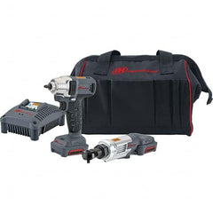 Ingersoll-Rand - 12 Volt Cordless Tool Combination Kit - Includes 1/4" Impact Driver, Lithium-Ion Battery Included - A1 Tooling