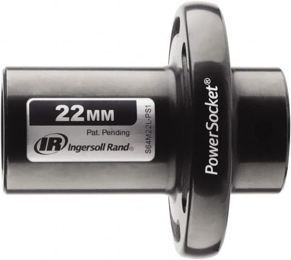 Ingersoll-Rand - 1/2" Drive 22mm Standard Magnetic Nonsparking Universal Impact Socket - 6 Points, 3-1/10" OAL - A1 Tooling