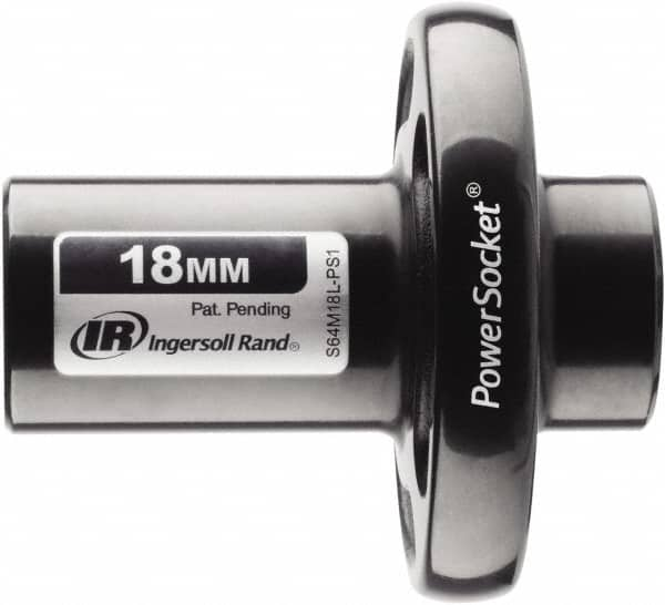 Ingersoll-Rand - 1/2" Drive 18mm Standard Magnetic Nonsparking Universal Impact Socket - 6 Points, 3-1/10" OAL - A1 Tooling