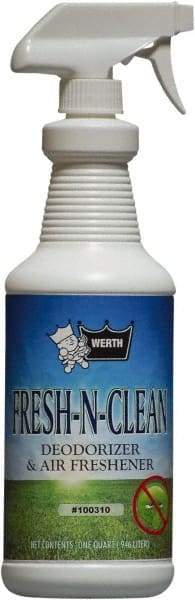 Werth Sanitary Supply - 1 Qt Bottle Odor Neutralizer - Liquid, Fresh Scent, Concentrated, Environmentally Safe - A1 Tooling