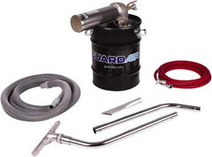 Guardair - 10 Gal Steel Tank, Air Powered Wet/Dry Vacuum - 10 Peak hp, 20' Hose Fitting, Cordless, Cartridge Filter - A1 Tooling