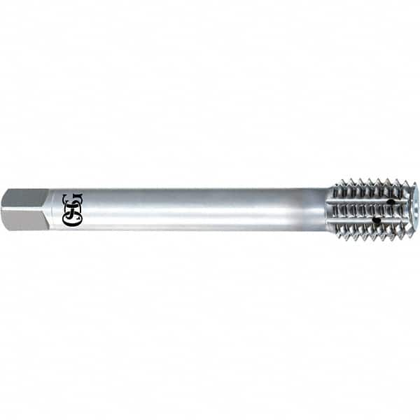 OSG - M6x0.75 Metric 6H D7 Thread Limit Plug Thread Forming Tap - High Speed Steel, V Finish, 80mm OAL, 32mm Thread Length, Right Hand Thread, Series 16350 - Exact Industrial Supply