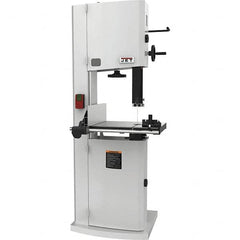 Jet - 14-1/8" Throat Capacity, Step Pulley Vertical Bandsaw - 3,100 SFPM, 3 hp, Single Phase - A1 Tooling