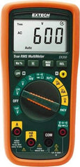 Extech - EX350, CAT III, 600 VAC/VDC, Digital True RMS Multimeter - 40 mOhm, Measures Voltage, Capacitance, Current, Frequency, Resistance - A1 Tooling