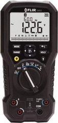 FLIR - DM92, CAT IV, 1,000 VAC/VDC, Digital Multimeter - 40 mOhm, Measures Voltage, Capacitance, Current, Frequency, Resistance, Temperature - A1 Tooling