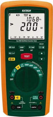 Extech - Digital LCD Display, 200,000 Megohm Electrical Insulation Resistance Tester & Megohmmeter - 600 Volt Max Test Voltage, Powered by AA Battery - A1 Tooling