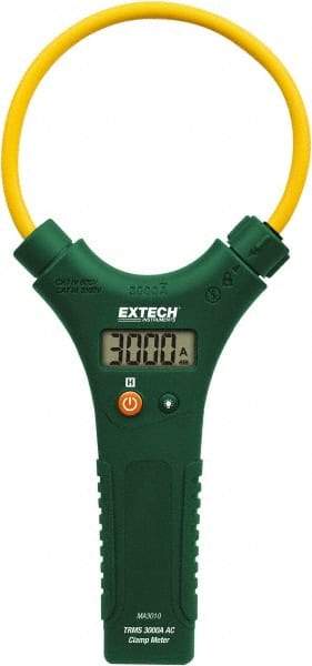 Extech - MA3010, CAT IV, Digital True RMS Clamp Meter with 10" Flex Jaws - 3000 AC Amps, Measures Current - A1 Tooling