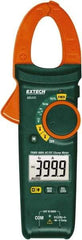 Extech - MA445, CAT III, Digital True RMS Auto Ranging Clamp Meter with Clamp On Jaws - 600 VAC/VDC, 400 AC/DC Amps, Measures Voltage, Capacitance, Continuity, Current, Frequency, Resistance, Temperature - A1 Tooling