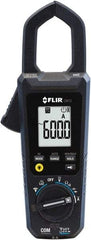 FLIR - CM72, CAT IV, Digital True RMS Auto Ranging Clamp Meter with 1.38" Clamp On Jaws - 600 VAC/VDC, 600 AC Amps, Measures Voltage, Capacitance, Continuity, Current, Frequency, Resistance - A1 Tooling