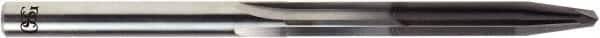 OSG - 2.5mm Reamer Diam, 0.573" Flute Length, Combo Drill & Reamer - 3" OAL, Right Hand Cut, Carbide, Diamond Finish - A1 Tooling