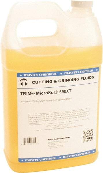 Master Fluid Solutions - Trim MicroSol 590XT, 1 Gal Bottle Cutting Fluid - Semisynthetic, For Inconel\xAE Machining - A1 Tooling