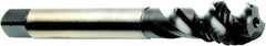 Sandvik Coromant - M4x0.70 M 3 Flute 6H Spiral Flute Tap - High Speed Steel, 54.8mm OAL, Right Hand Thread, Series CoroTap 300 - Exact Industrial Supply