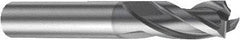 Sandvik Coromant - 3mm, 3 Flute, Solid Carbide, Corner Radius End Mill - 57mm OAL, 30° Helix, Right Hand Flute, 12.5mm LOC, Right Hand Cut - A1 Tooling