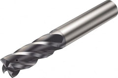 Sandvik Coromant - 5/8", 4 Flute, Single End, Solid Carbide, Corner Chamfer End Mill - 3-1/2" OAL, Right Hand Flute, 1-5/16" LOC, Right Hand Cut - A1 Tooling