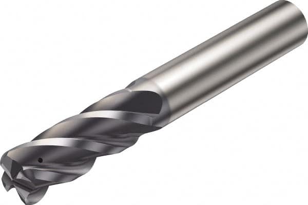 Sandvik Coromant - 16mm, 4 Flute, Solid Carbide, 2mm Corner Chamfer End Mill - 92mm OAL, 42° Helix, Right Hand Flute, 34mm LOC, Right Hand Cut - A1 Tooling