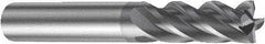 Sandvik Coromant - 63/64", 4 Flute, Single End, Solid Carbide, Corner Chamfer End Mill - 121mm OAL, Right Hand Flute, 45mm LOC, Right Hand Cut - A1 Tooling