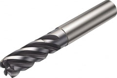 Sandvik Coromant - 5/16", 5 Flute, Solid Carbide, 0.381mm Corner Chamfer End Mill - 63.5mm OAL, 38° Helix, Right Hand Flute, 19.1mm LOC, Right Hand Cut - A1 Tooling