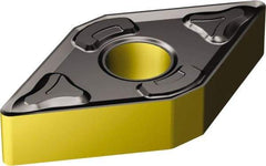 Sandvik Coromant - DNMG432 XM Grade 2220 Carbide Turning Insert - TiCN/AI2O3/TiN Finish, 55° Diamond, 1/2" Inscr Circle, 3/16" Thick, 1/32" Corner Radius - A1 Tooling