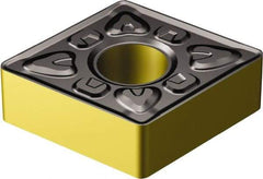 Sandvik Coromant - CNMG644 XMR Grade 2220 Carbide Turning Insert - TiCN/AI2O3/TiN Finish, 80° Diamond, 3/4" Inscr Circle, 1/4" Thick, 1/16" Corner Radius - A1 Tooling