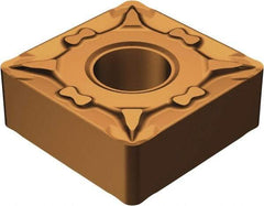 Sandvik Coromant - SNMG431 MF Grade 1115 Carbide Turning Insert - TiAlN/AlCr2O3 Finish, 90° Square, 1/2" Inscr Circle, 3/16" Thick, 1/64" Corner Radius - A1 Tooling