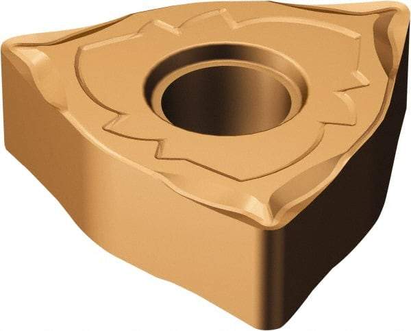 Sandvik Coromant - WNMG431 SF Grade 1125 Carbide Turning Insert - TiAlN/AlCr2O3 Finish, 80° Trigon, 1/2" Inscr Circle, 3/16" Thick, 1/64" Corner Radius - A1 Tooling