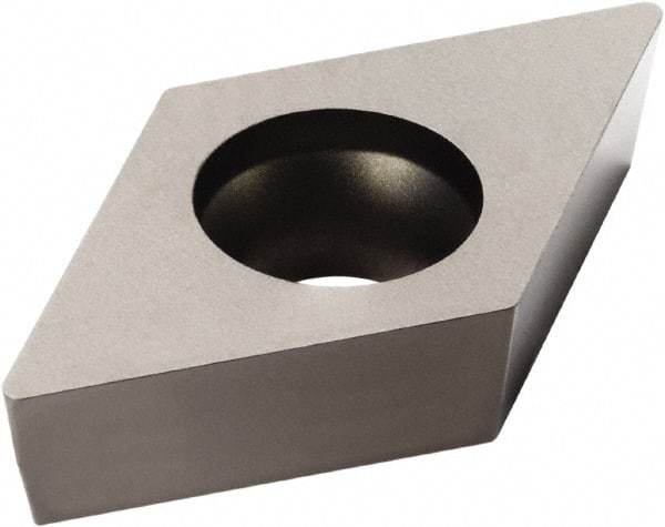 Sandvik Coromant - DCET21.503 UM Grade 1105 Carbide Turning Insert - TiAlN2 Finish, 55° Diamond, 1/4" Inscr Circle, 3/32" Thick, 0.1mm Corner Radius - A1 Tooling