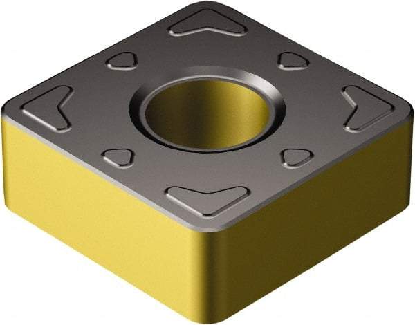 Sandvik Coromant - SNMG433 KRR Grade 3210 Carbide Turning Insert - TiCN/Al2O3/TiN Finish, 90° Square, 1/2" Inscr Circle, 3/16" Thick, 3/64" Corner Radius - A1 Tooling