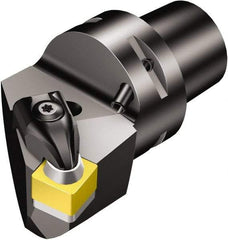 Sandvik Coromant - Right Hand Cut, Size C5, SNG 452 & SNGN 12 07 08 Insert Compatiblity, Modular Turning & Profiling Cutting Unit Head - 35mm Ctr to Cutting Edge, 63.05mm Head Length, Through Coolant, Series T-Max - A1 Tooling