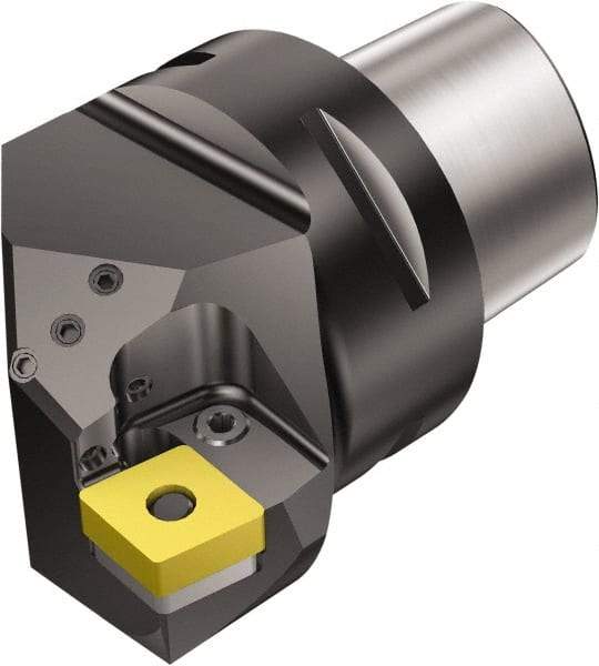 Sandvik Coromant - Left Hand Cut, Size C6, CNMG 16 06 12 & CNMG 543 Insert Compatiblity, External Modular Turning & Profiling Cutting Unit Head - 35mm Ctr to Cutting Edge, 65mm Head Length, Through Coolant, Series T-Max P - A1 Tooling