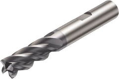 Sandvik Coromant - 25mm, 4 Flute, Solid Carbide, Corner Radius End Mill - 121mm OAL, 37° Helix, Right Hand Flute, 45mm LOC, Right Hand Cut - A1 Tooling