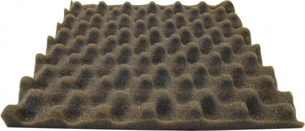 Singer Safety - 27" Long x 54" Wide, Polyester Polyurethane Convoluted Foam - Dept of Transportation MVSS #302, Underwriters Laboratories UL94 #HF-1 Specification, Charcoal Gray - A1 Tooling