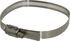 IDEAL TRIDON - SAE Size 80, 2-7/16 to 5-1/2" Diam, Stainless Steel Quick Engagement Hose Worm Drive Clamp - Material Grade 304 - A1 Tooling