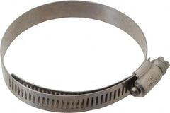 IDEAL TRIDON - SAE Size 40, 2-1/16 to 3" Diam, Stainless Steel Lined Worm Drive Clamp - Material Grade 316 - A1 Tooling