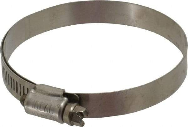 IDEAL TRIDON - SAE Size 44, 2-5/16 to 3-1/4" Diam, Stainless Steel Lined Worm Drive Clamp - Material Grade 316 - A1 Tooling