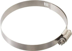 IDEAL TRIDON - SAE Size 52, 2-13/16 to 3-3/4" Diam, Stainless Steel Lined Worm Drive Clamp - Material Grade 316 - A1 Tooling